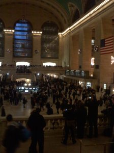 Grand Central Terminal, rush hour. Isn't it gorgeous?