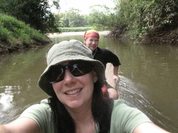 I learned how to canoe at camp -- useful when we went to Nicaragua