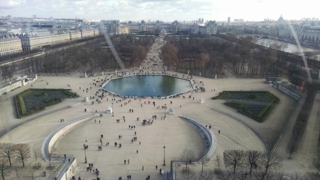 High above Paris --- silence!