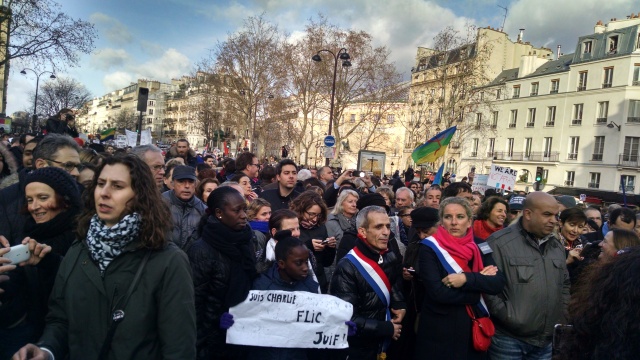 The Paris Unity March, Jan. 11, 2015. Faith in action -- that collective community response still matters