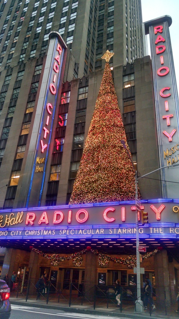 Every year, the Rockettes perform their Christmas show here, a beloved tradition for many New Yorkers